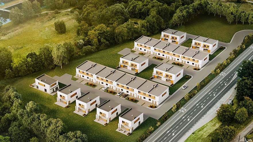 Rudzka housing estate in Rybnik